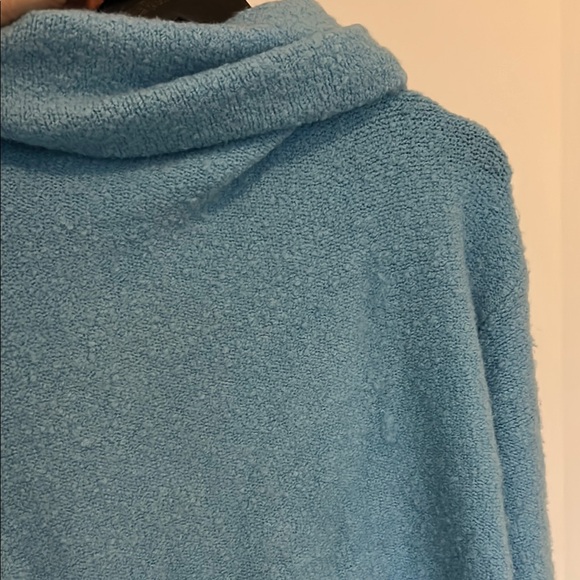 Free People Blue Cowl Neck Sweater - Picture 5 of 5